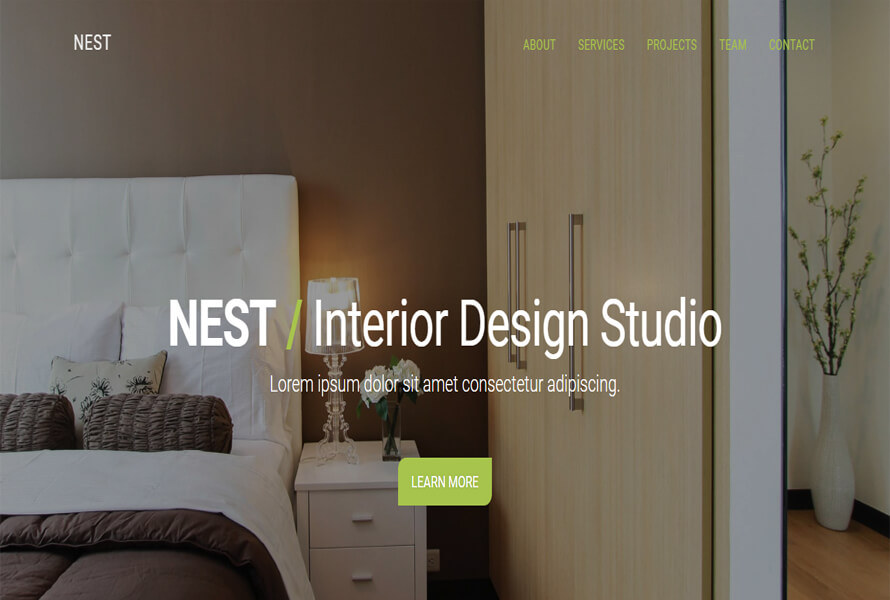 Nest - Bootstrap Responsive Website Template Free Download